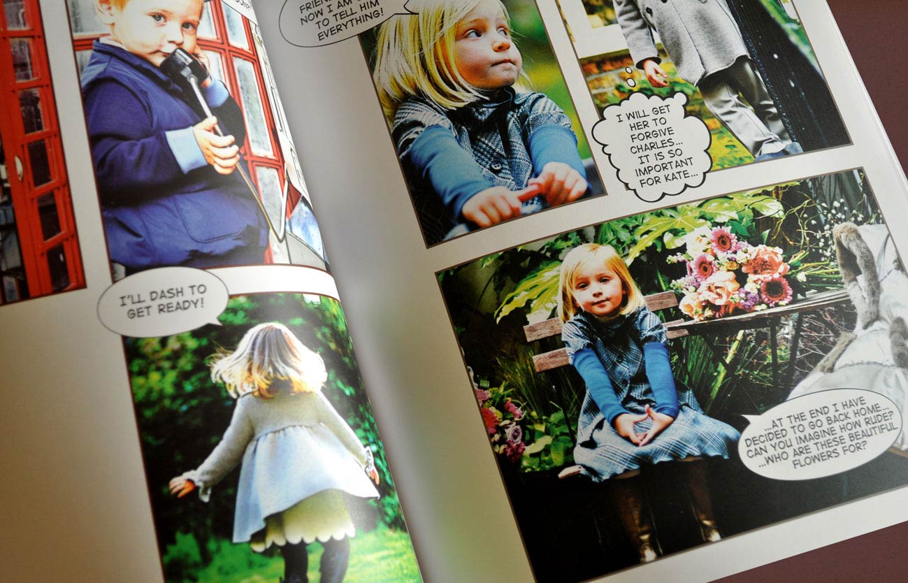 Particolare del catalogo della collezione Autunno/Inverno 2011 lato lingua inglese